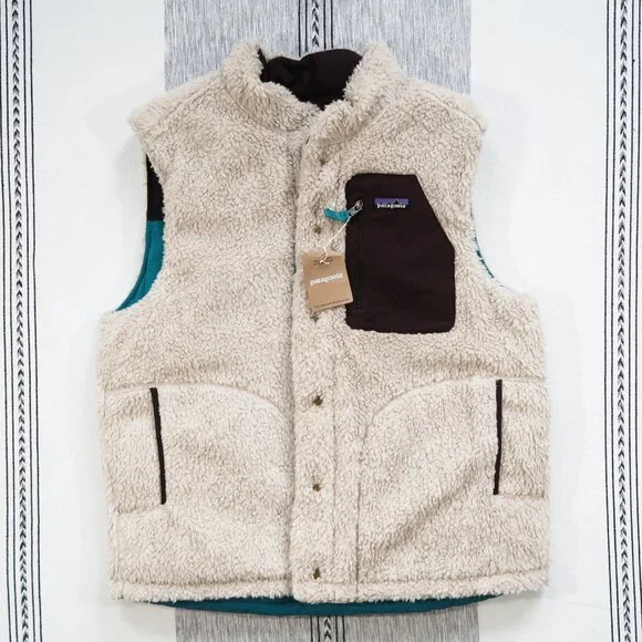 Patagonia Teal and Brown Vest - Picture 2 of 12